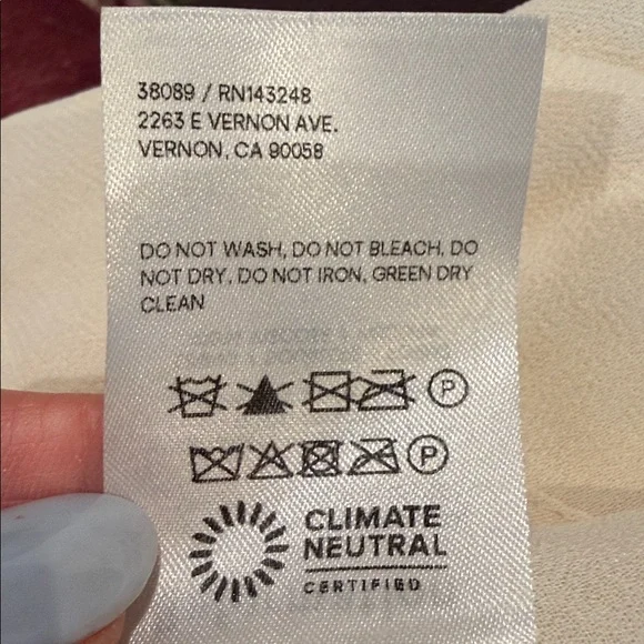 Reformation Aden Silk Dress - Size L - Neutral Combination - Beyond gorgeous! - Picture 9 of 10